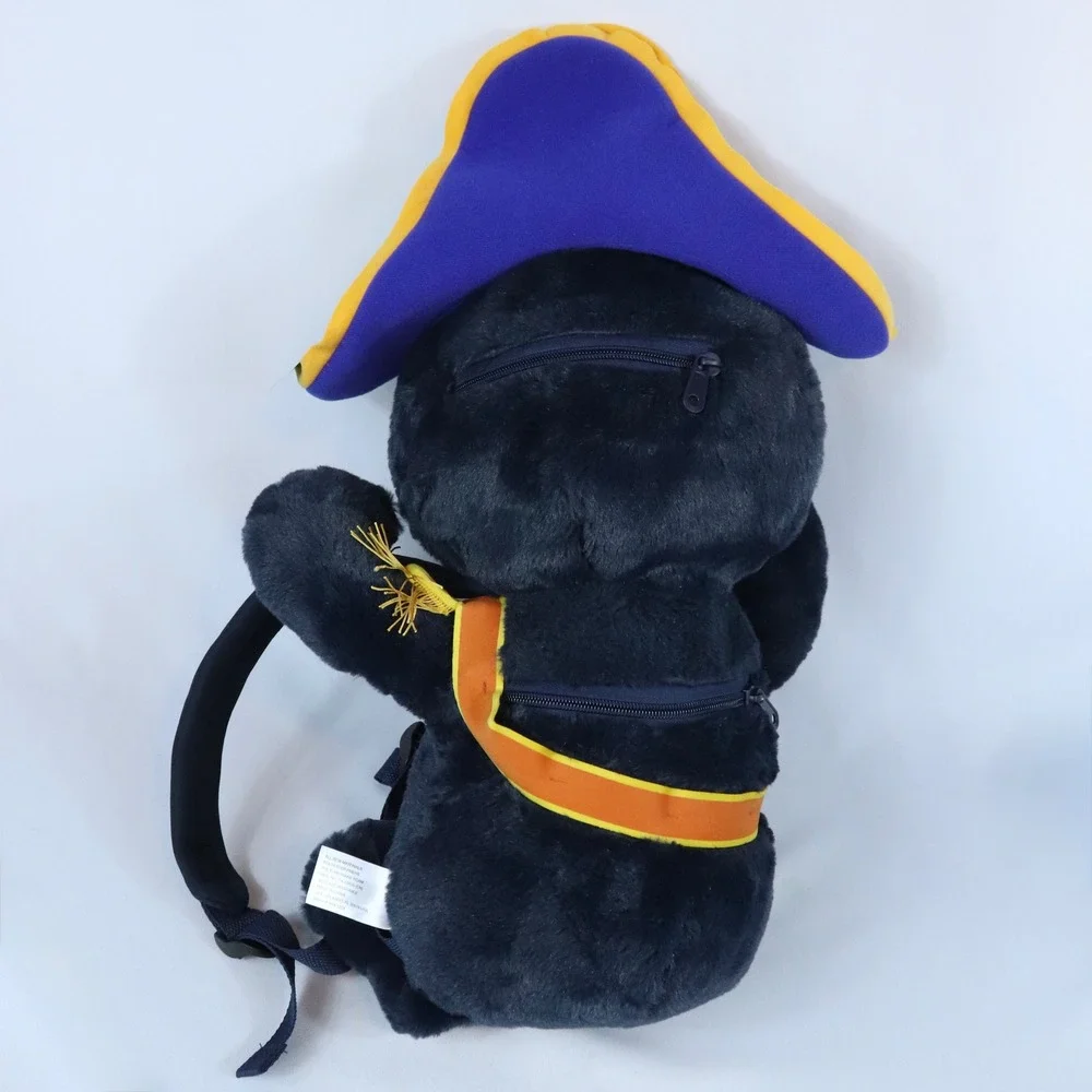 Epic Universe Captain Cacao Bear Universal Orlando Mascot Plush Backpack NWT